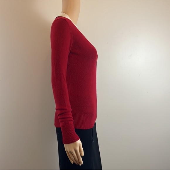VERONICA BEARD Beard Barrett Cashmere V Neck Sweater - Picture 3 of 6